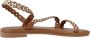 Les Tropeziennes Stijlvolle Platte Sandalen voor Vrouwen Brown Dames - Thumbnail 6