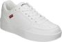 Levi's Paige 235651-794-50 Vrouwen Wit Sneakers - Thumbnail 7