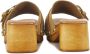 Lina Locchi Slippers Slides Dames 8961 Beige - Thumbnail 4