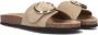 LINA LOCCHI Slippers Dames Sue Bio 1 Gesp Slipper Maat: 36 Materiaal: Suède Kleur: Beige - Thumbnail 3