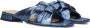 LINA LOCCHI Slippers Dames L1399 Maat: 38 Materiaal: Leer Kleur: Blauw - Thumbnail 2