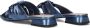 LINA LOCCHI Slippers Dames L1399 Maat: 38 Materiaal: Leer Kleur: Blauw - Thumbnail 3