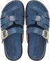 Lina Locchi Slippers Slides Dames 765-05 Blauw - Thumbnail 5