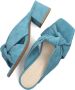 LINA LOCCHI Muiltjes Dames L1407 Maat: 38 Materiaal: Suède Kleur: Blauw - Thumbnail 5