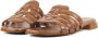 LINA LOCCHI Slippers Dames 566-25p Maat: 41 Materiaal: Leer Kleur: Cognac - Thumbnail 3