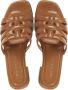 LINA LOCCHI Slippers Dames 566-25p Maat: 41 Materiaal: Leer Kleur: Cognac - Thumbnail 5