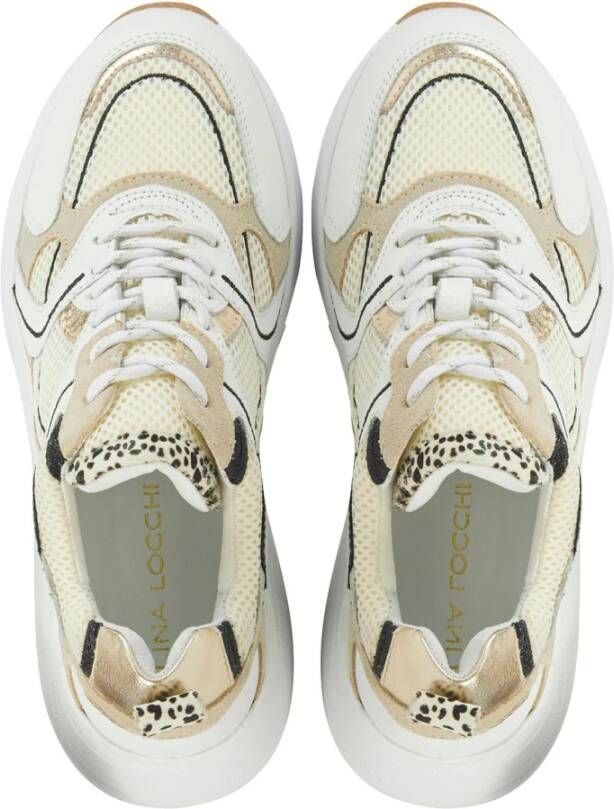 Lina Locchi Combi Sneakers Stijlvol en True to Size White Dames