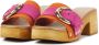 Lina Locchi Fuchsia Combi Pantoffels Multicolor Dames - Thumbnail 3