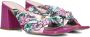 Lina Locchi Fucshia Combi Pantoffels Multicolor Dames - Thumbnail 2