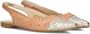 LINA LOCCHI Ballerina Dames Gevlochten Combi Ballerina Maat: 37 Materiaal: Leer Kleur: Beige - Thumbnail 3