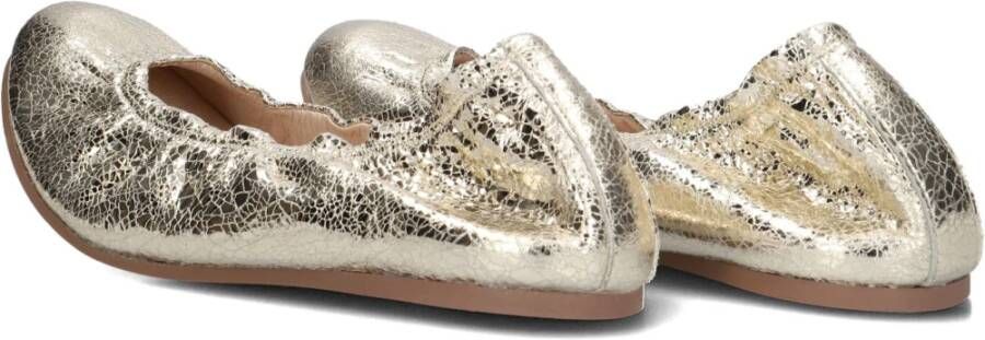 Lina Locchi Gouden Leren Ballerina's