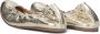 Lina Locchi L1396 Ballerina's Ballarina Schoenen Instappers Dames Goud - Thumbnail 4