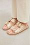 LINA LOCCHI Slippers Dames L1284 Maat: 39 Materiaal: Leer Kleur: Goud - Thumbnail 7