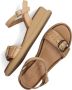 Lina Locchi Instappers Dames Instapschoenen Damesschoenen Leer A95013 Beige - Thumbnail 5