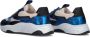 Lina Locchi Sneakers Dames Lage sneakers Damesschoenen Suède L1306 Glitter Blauw - Thumbnail 3