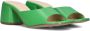 LINA LOCCHI Muiltjes Dames L1406 Maat: 38 Materiaal: Suède Kleur: Groen - Thumbnail 2