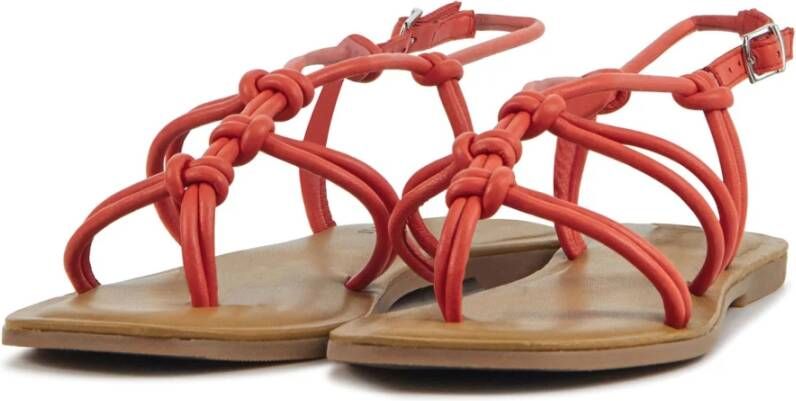 Lina Locchi Oranje Sandalen Orange Dames