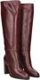 LINA LOCCHI Hoge Laarzen Dames At 161 Maat: 39 Materiaal: Leer Kleur: Rood - Thumbnail 3