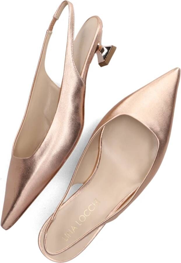 Lina Locchi Rose Goud Pumps Pink Dames