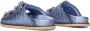 LINA LOCCHI Slippers Dames L1284 Maat: 36 Materiaal: Leer Kleur: Blauw - Thumbnail 3