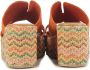 Lina Locchi Slippers Slides Dames 3476 Oranje - Thumbnail 4