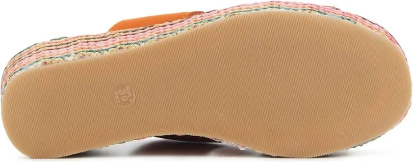 Lina Locchi Slippers Oranje Orange Dames