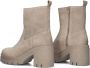 LINA LOCCHI Enkellaarsjes Dames L1201 Maat: 41 Materiaal: Suède Kleur: Beige - Thumbnail 3