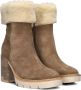 LINA LOCCHI Enkellaarsjes Dames L1189 Maat: 41 Materiaal: Suède Kleur: Taupe - Thumbnail 3