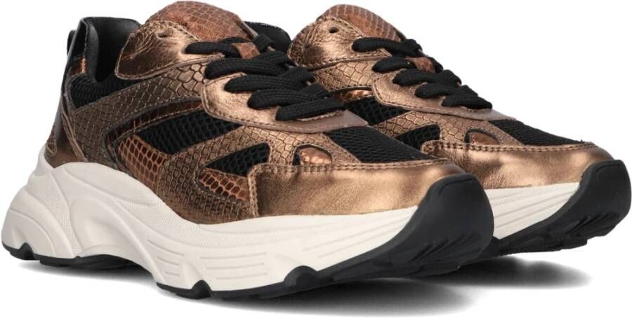 Lina Locchi Tokio Lage Sneakers Brons Brown Dames