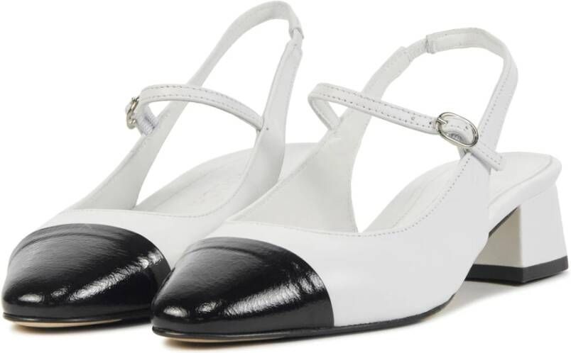 Lina Locchi Witte Ballerina Flats White Dames