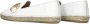 LINA LOCCHI Espadrilles Dames Led Espa Instapper Met Bit Maat: 38 Materiaal: Leer Kleur: Wit - Thumbnail 3