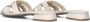 LINA LOCCHI Slippers Dames Led Knoop Slipper Maat: 41 Materiaal: Leer Kleur: Wit - Thumbnail 3