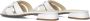 LINA LOCCHI Slippers Dames Led Knoop Slipper Maat: 39 Materiaal: Leer Kleur: Wit - Thumbnail 4