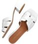 Lina Locchi L1398 Hakken Blokhak Dames Wit - Thumbnail 5