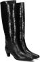 LINA LOCCHI Hoge Laarzen Dames Mw508 Maat: 40 Materiaal: Leer Kleur: Zwart - Thumbnail 3