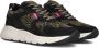 Lina Locchi Zwarte Suède Lage Dames Sneakers Black Dames - Thumbnail 3