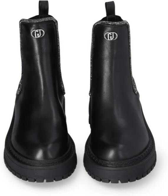 Liu Jo Chelsea Boots met Strasssteentjes Black Dames