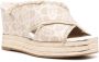 Liu Jo Beige Franje Sleehak Sandalen Beige Dames - Thumbnail 4