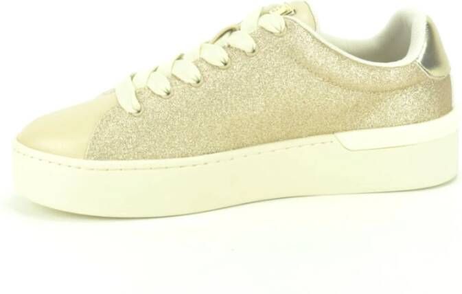 Liu Jo Glitter Sneakers voor Vrouwen Beige Dames