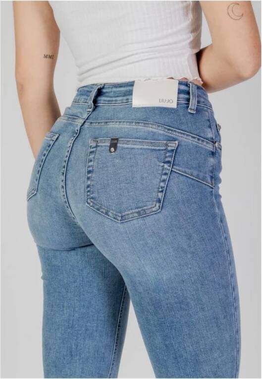 Liu Jo Blauwe Bootcut Jeans voor Vrouwen