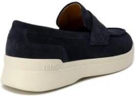 Liu Jo Blauwe Suède Casual Schoenen