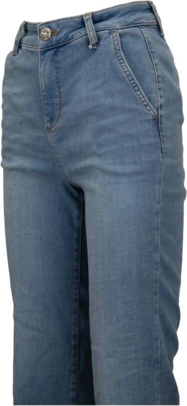 Liu Jo Bootcut Jeans met Rits en Knoopsluiting