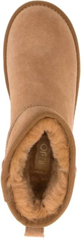 Liu Jo Beige Enkellaarsjes Elegante Stijl Beige Dames
