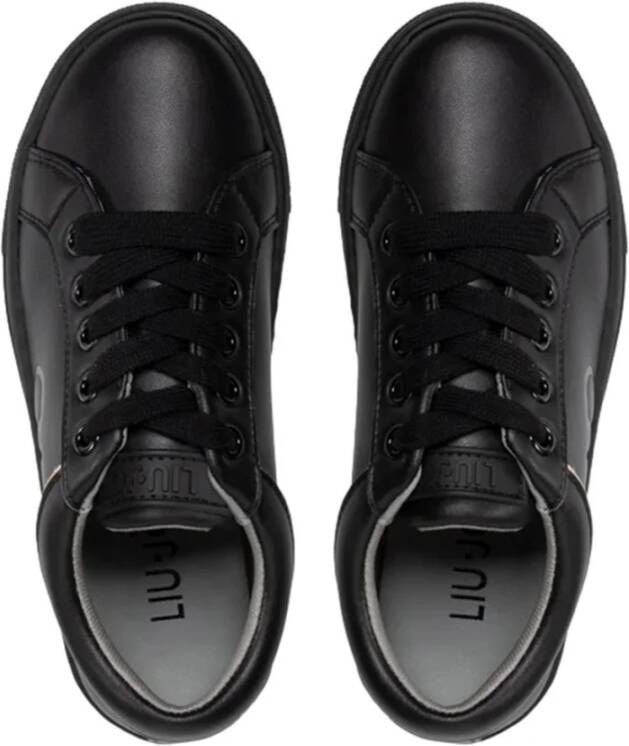 Liu Jo Casual Zwarte Synthetische Damessneakers Black Dames