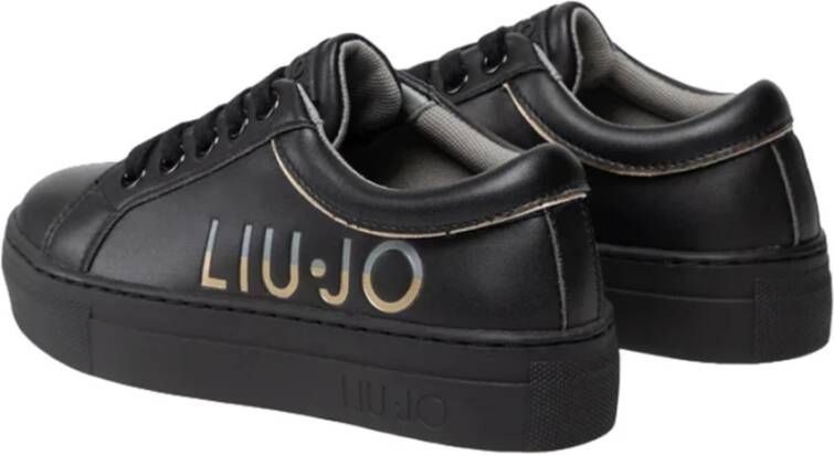 Liu Jo Casual Zwarte Synthetische Damessneakers Black Dames