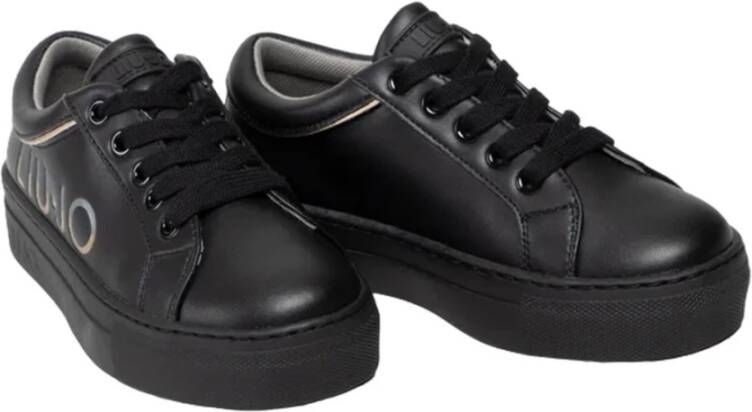 Liu Jo Casual Zwarte Synthetische Damessneakers Black Dames