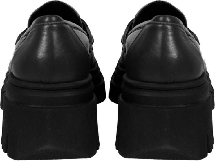 Liu Jo Comfortabele Instaploafers met Plateauzool Black Dames