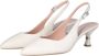 Liu Jo Crème platte slingback schoenen Beige Dames - Thumbnail 5