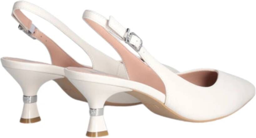 Liu Jo Crème platte slingback schoenen Beige Dames