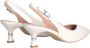 Liu Jo Crème platte slingback schoenen Beige Dames - Thumbnail 6